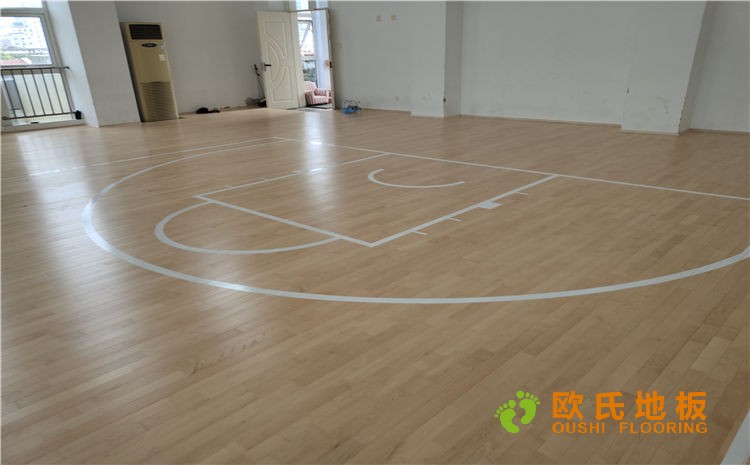 徐州市第二實(shí)驗(yàn)幼兒園籃球館木地板案例