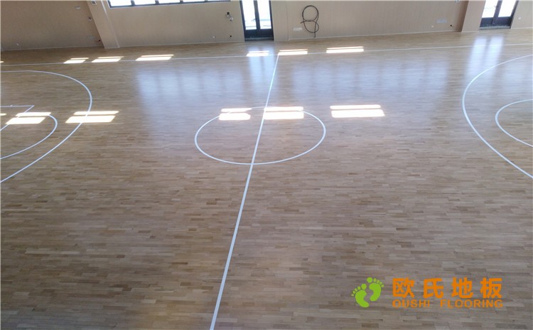 上海嘉定區小學體育館木地板案例