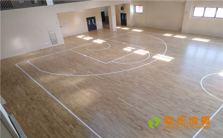 上海嘉定區小學體育館木地板案例
